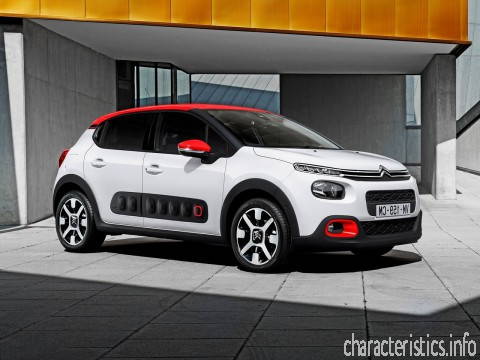 CITROEN Поколение
 C3 III 1.2 MT (82hp) Технические характеристики
