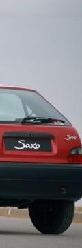 CITROEN Generasi
 Saxo (S0,S1) 1.0 X (45 Hp) Karakteristik teknis
